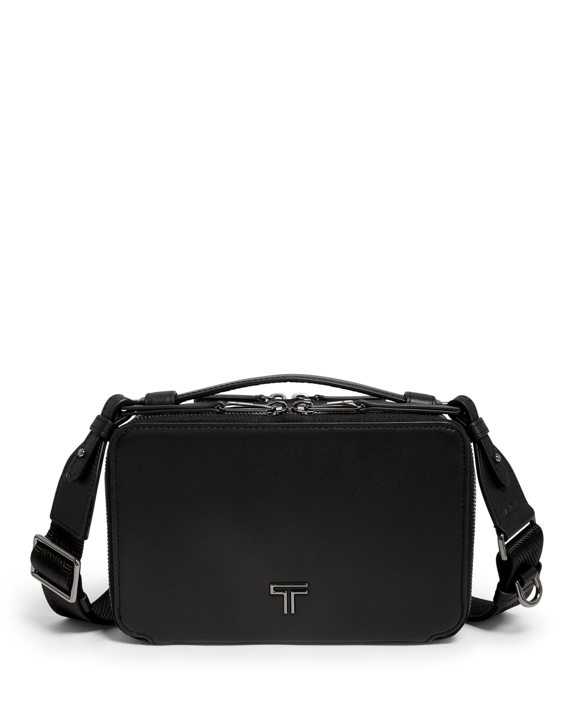 Tumi Cross-Body Bag Black/Gunmetal Tumi Voyageur Myla Crossbody