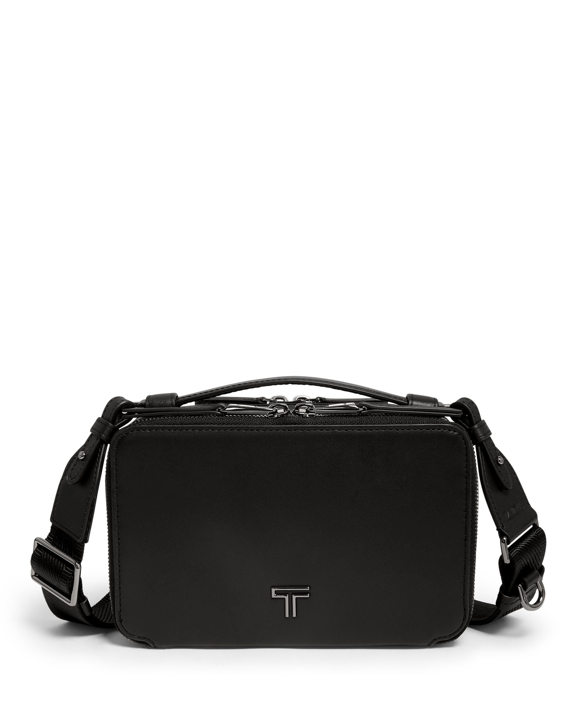 Tumi Cross-Body Bag Black/Gunmetal Tumi Voyageur Myla Crossbody