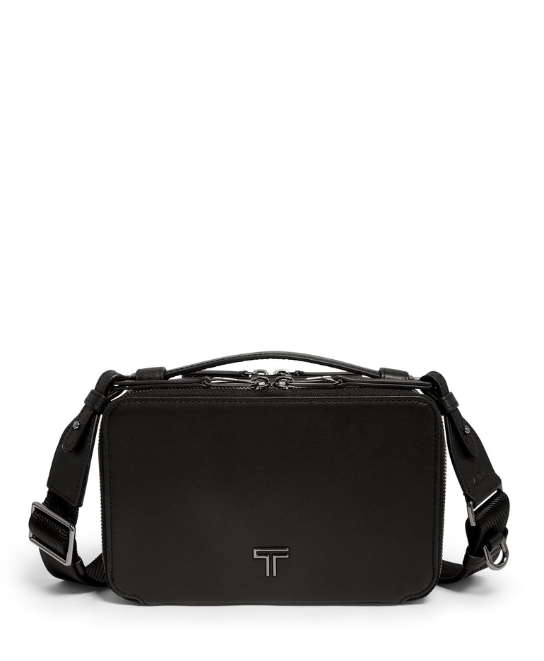 Tumi Cross-Body Bag Black/Gunmetal Tumi Voyageur Myla Crossbody