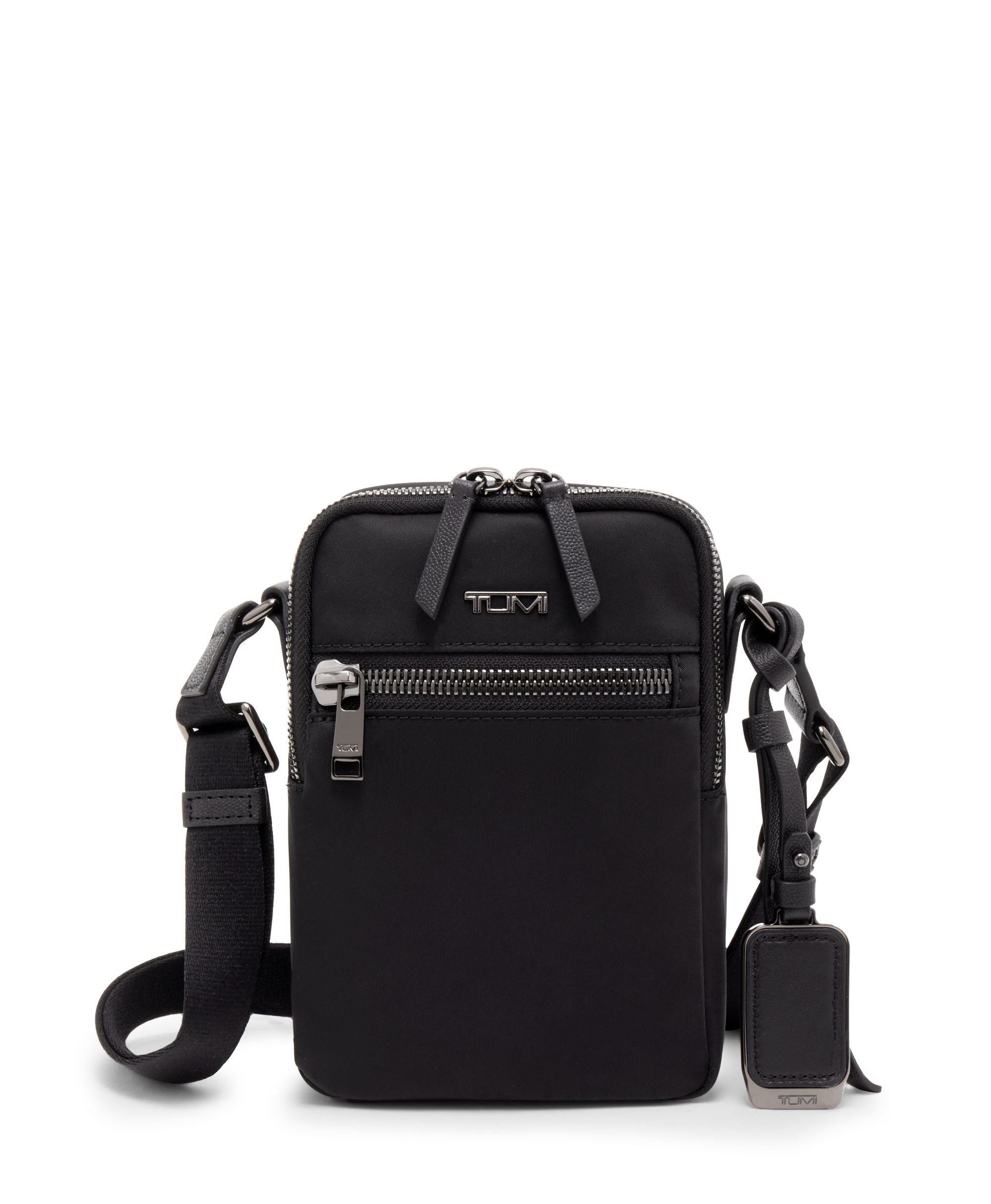 Tumi Cross-Body Bag Black/Gunmetal Tumi Voyageur Persia Crossbody
