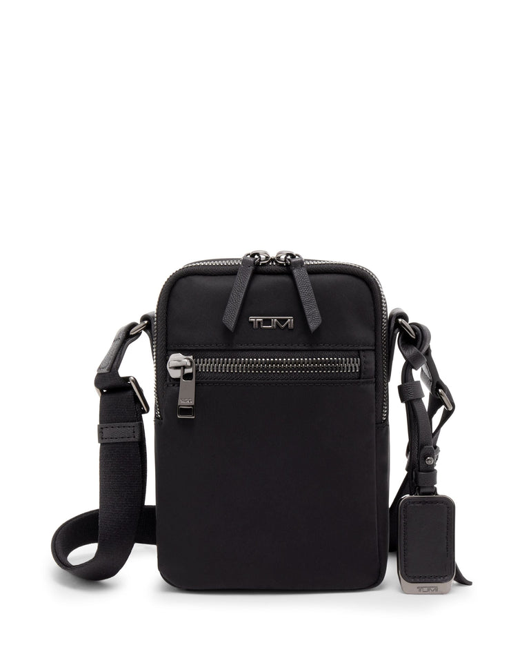 Tumi Cross-Body Bag Black/Gunmetal Tumi Voyageur Persia Crossbody