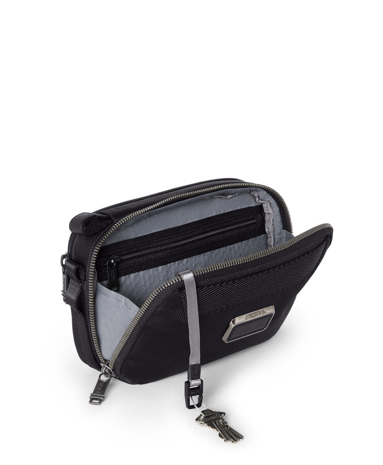 Tumi Cross-Body Bag Black Tumi Alpha Bravo Mayport Clutch Crossbody
