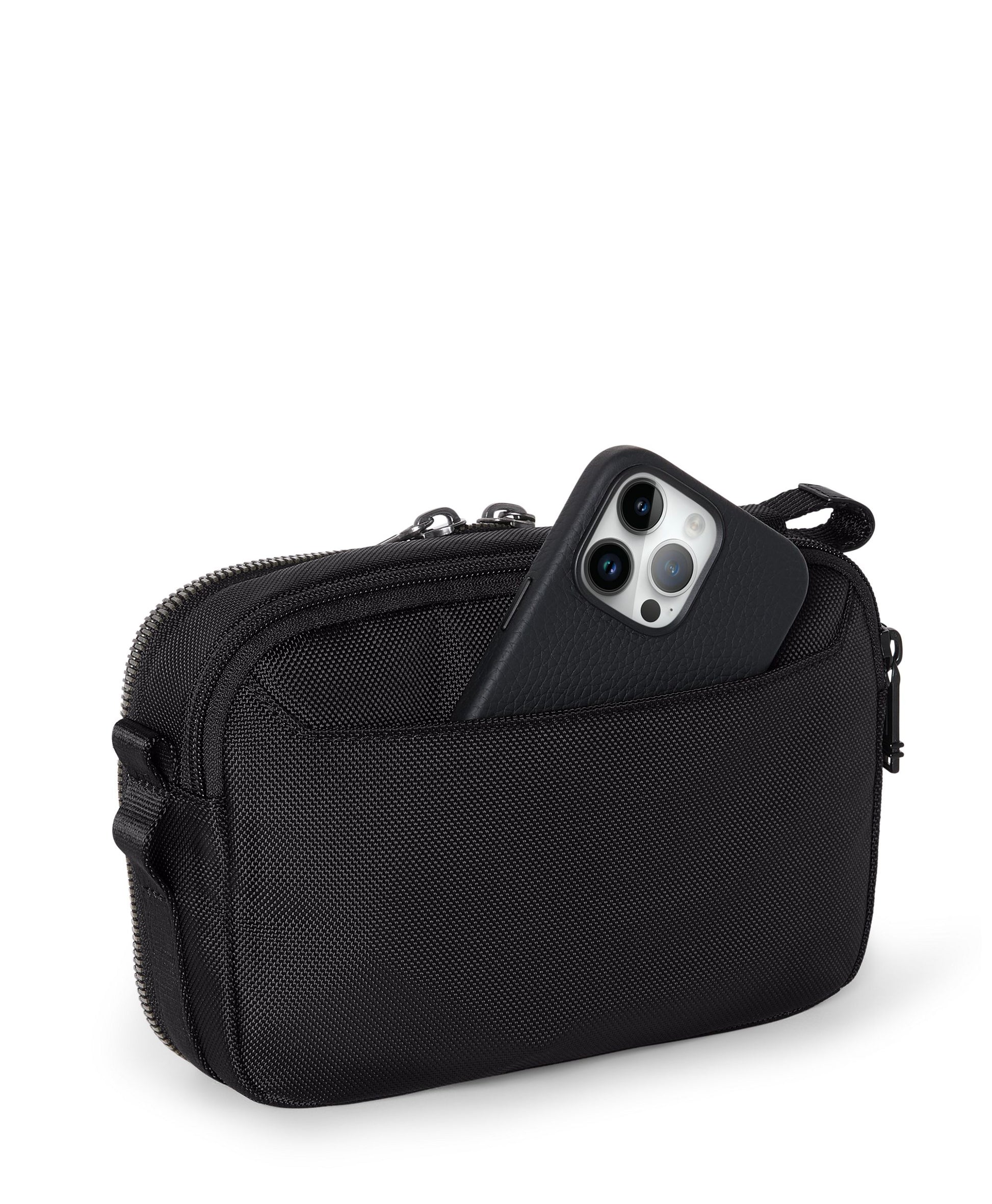 Tumi Cross-Body Bag Black Tumi Alpha Bravo Mayport Clutch Crossbody