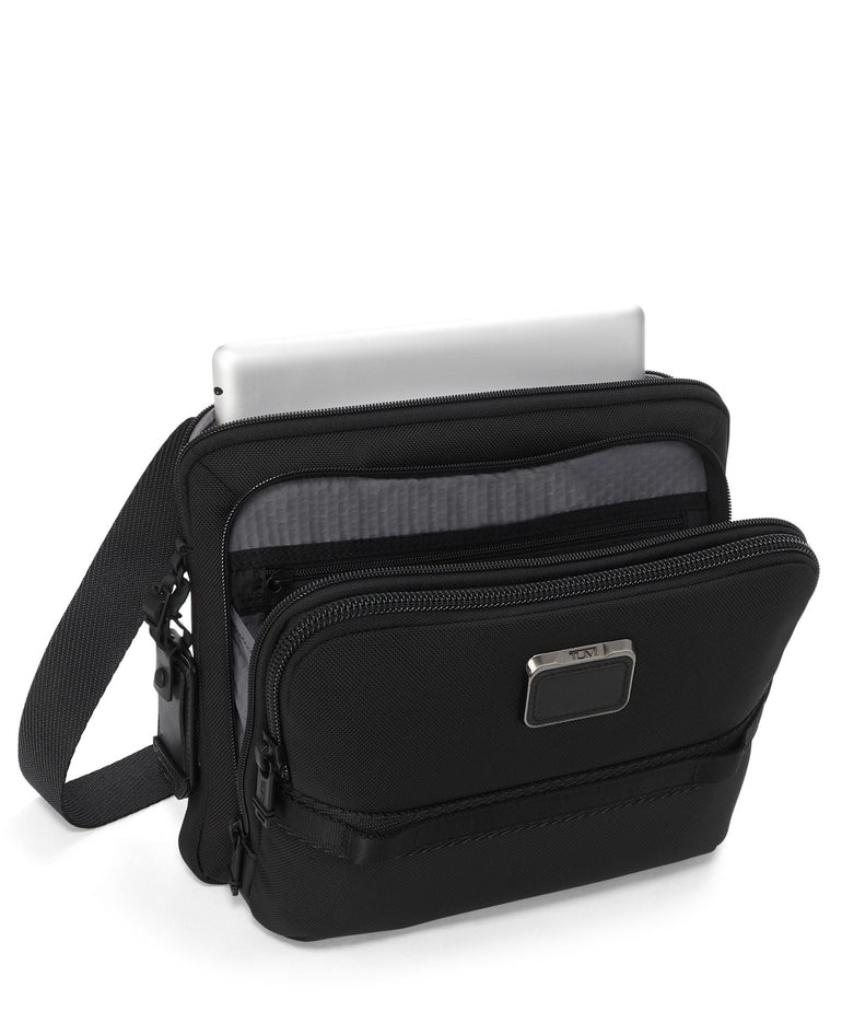 Tumi Cross-Body Bag Black Tumi Alpha Bravo Service Crossbody