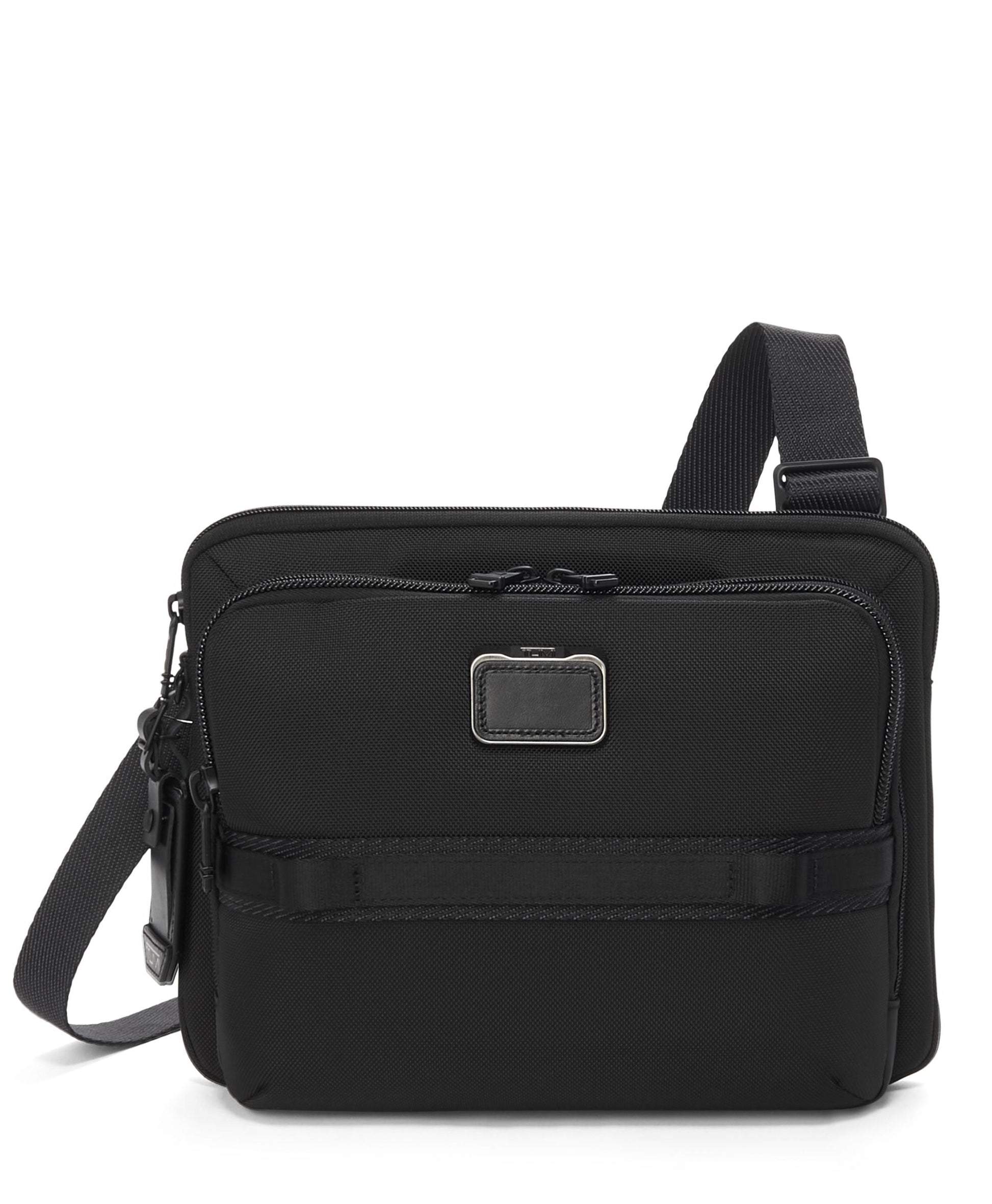 Tumi Cross-Body Bag Black Tumi Alpha Bravo Service Crossbody