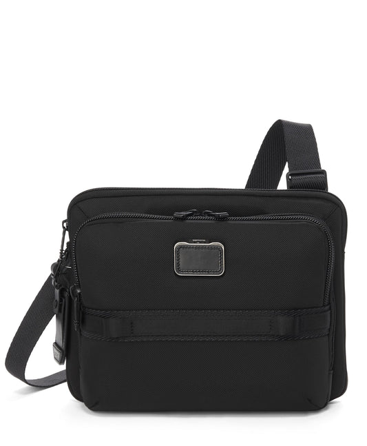 Tumi Cross-Body Bag Black Tumi Alpha Bravo Service Crossbody