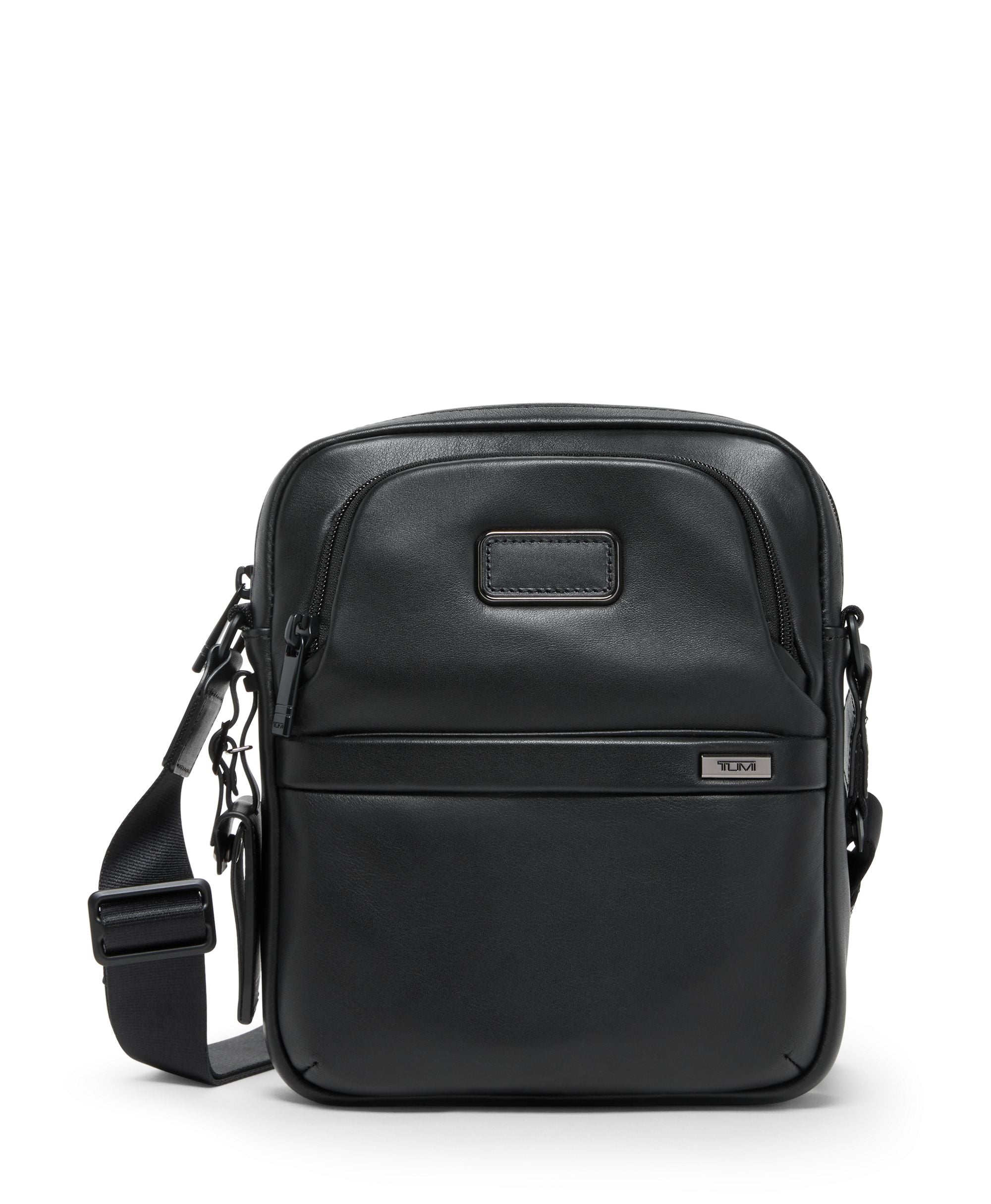 Tumi Cross-Body Bag Black Tumi Alpha Medium Crossbody - Leather