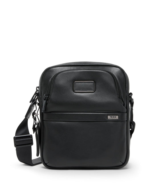 Tumi Cross-Body Bag Black Tumi Alpha Medium Crossbody - Leather