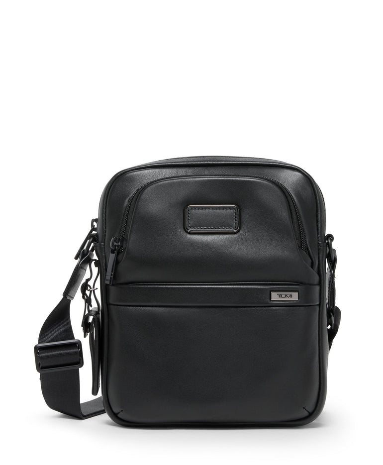 Tumi Cross-Body Bag Black Tumi Alpha Medium Crossbody - Leather