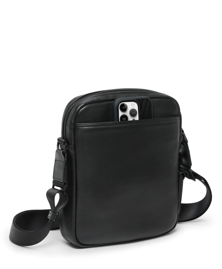 Tumi Cross-Body Bag Black Tumi Alpha Medium Crossbody - Leather