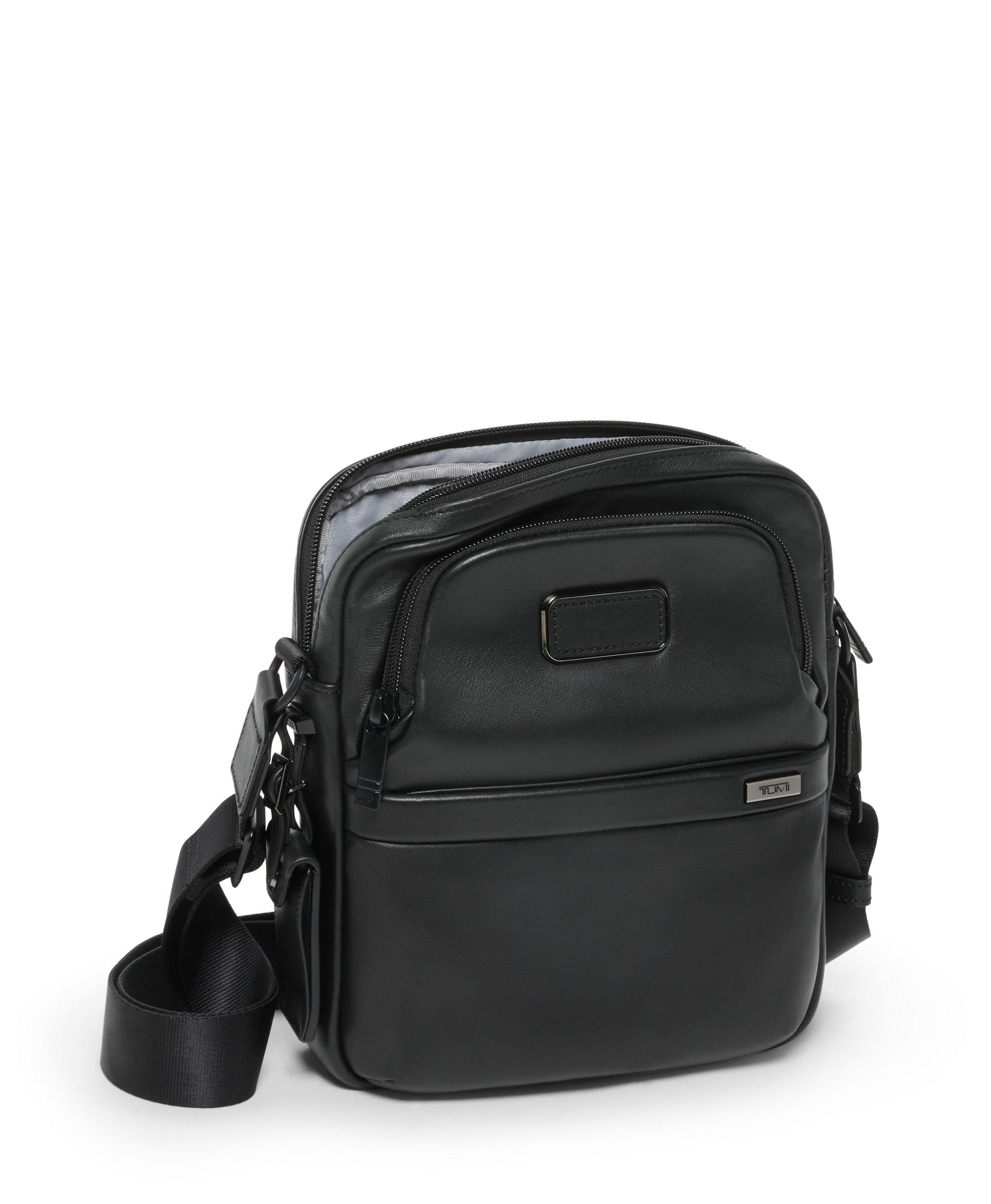 Tumi Cross-Body Bag Black Tumi Alpha Medium Crossbody - Leather