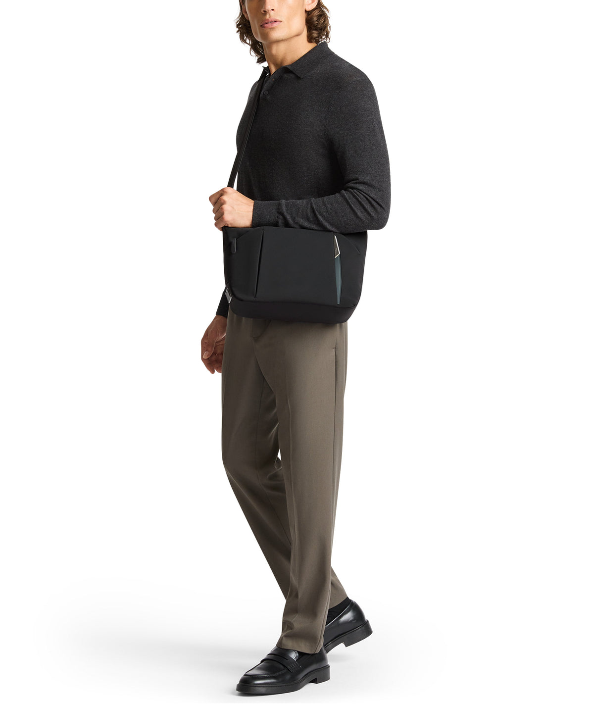Tumi Cross-Body Bag Black Tumi Axis Medium Crossbody