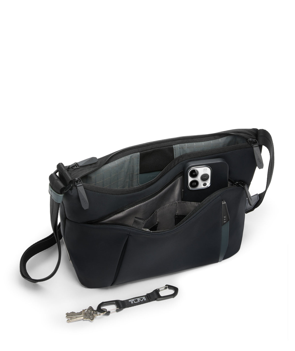 Tumi Cross-Body Bag Black Tumi Axis Medium Crossbody