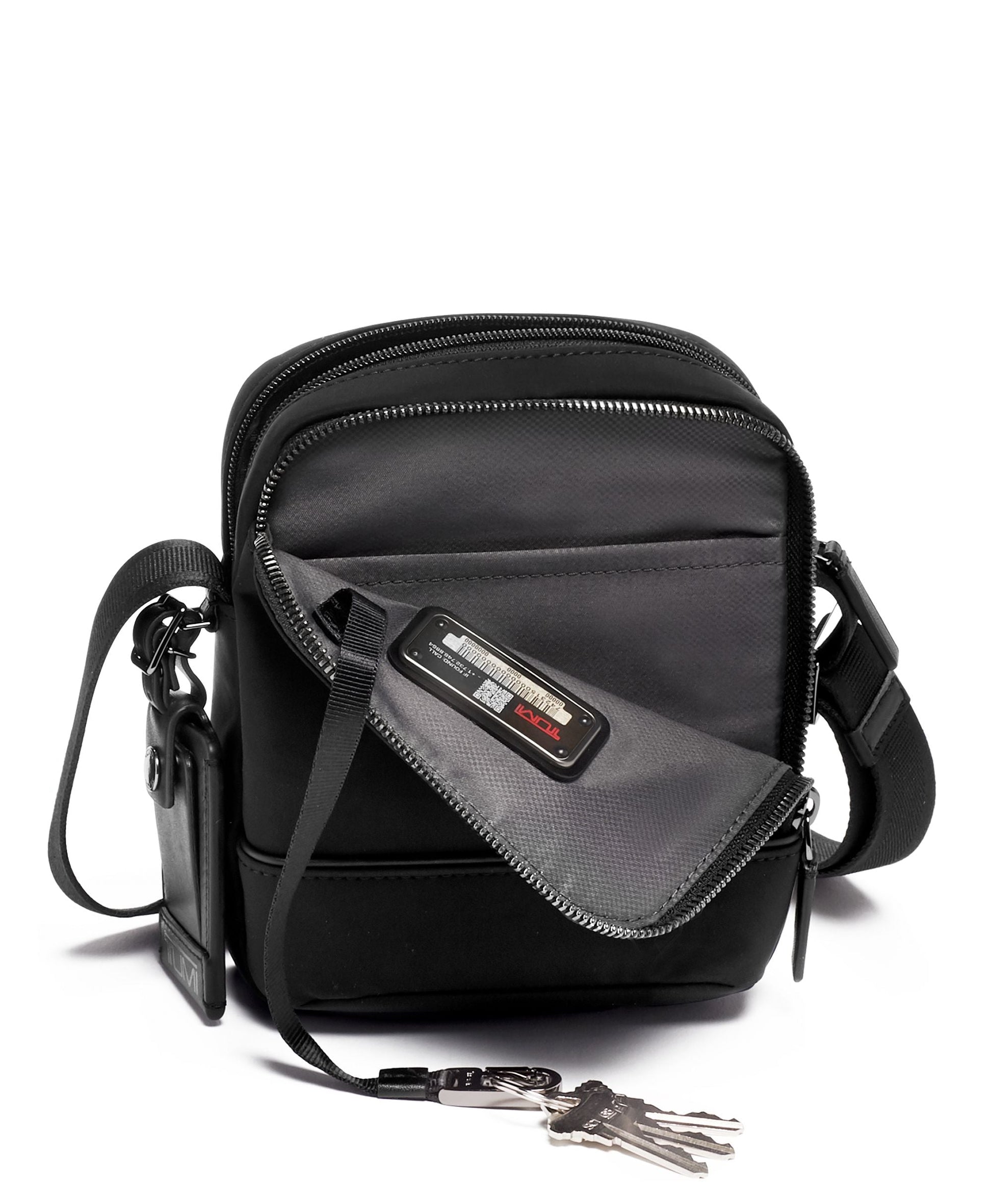 Tumi Cross-Body Bag Black Tumi Harrison Nicols Small Crossbody