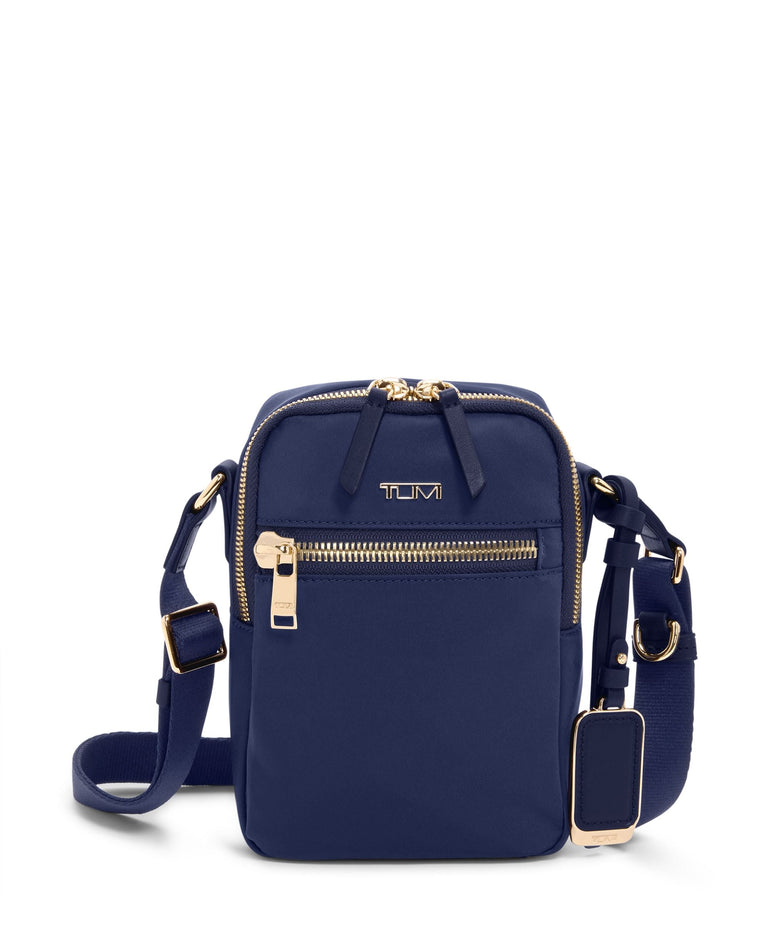 Tumi Cross-Body Bag Indigo/Light Gold Tumi Voyageur Persia Crossbody