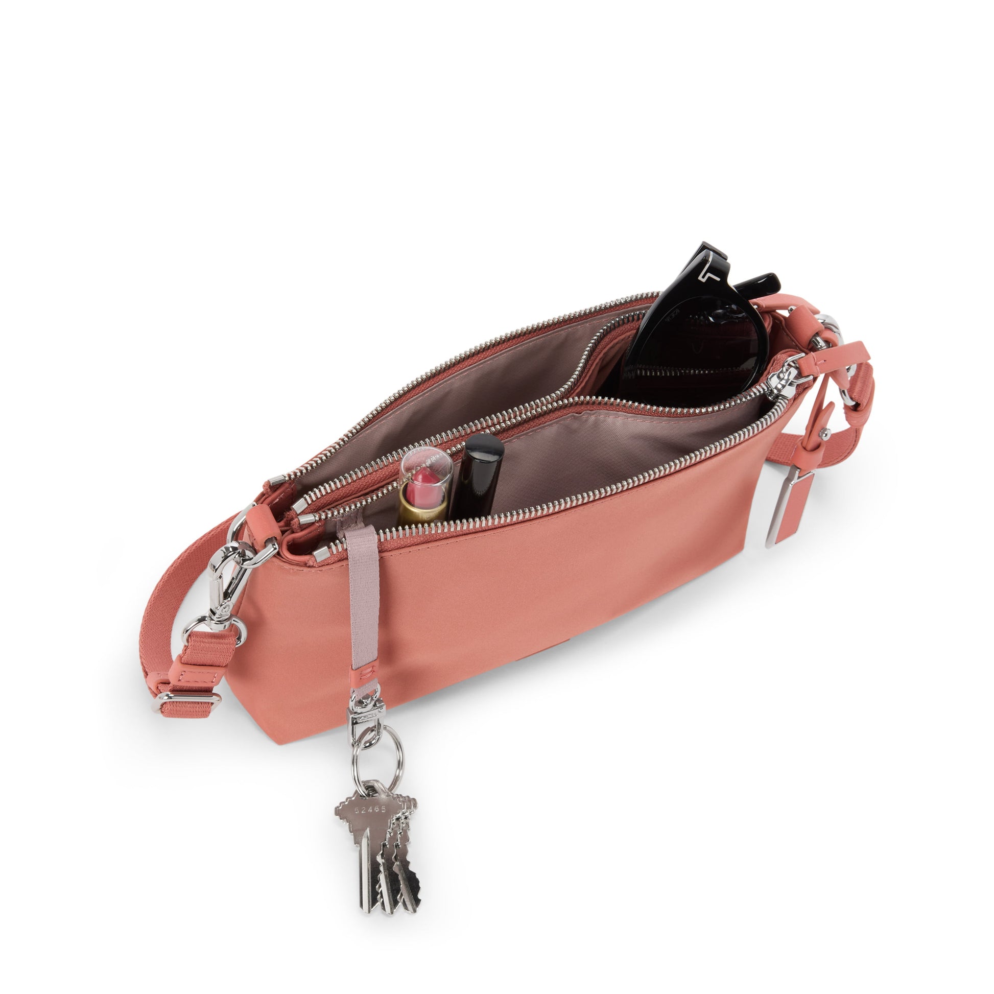 Tumi Cross-Body Bag Pink Clay Tumi Voyageur Adela Crossbody - Pink Clay