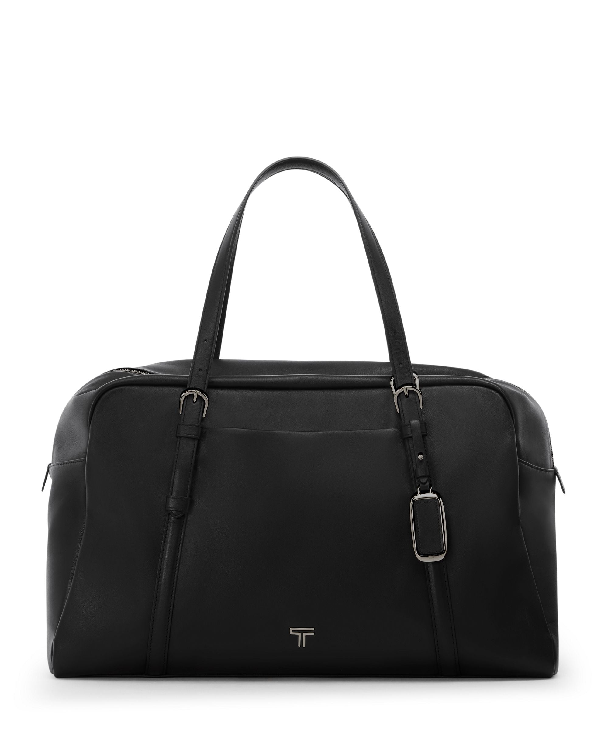 Tumi Duffles Black/Gunmetal Tumi Voyageur Leather Oaklynn Weekender