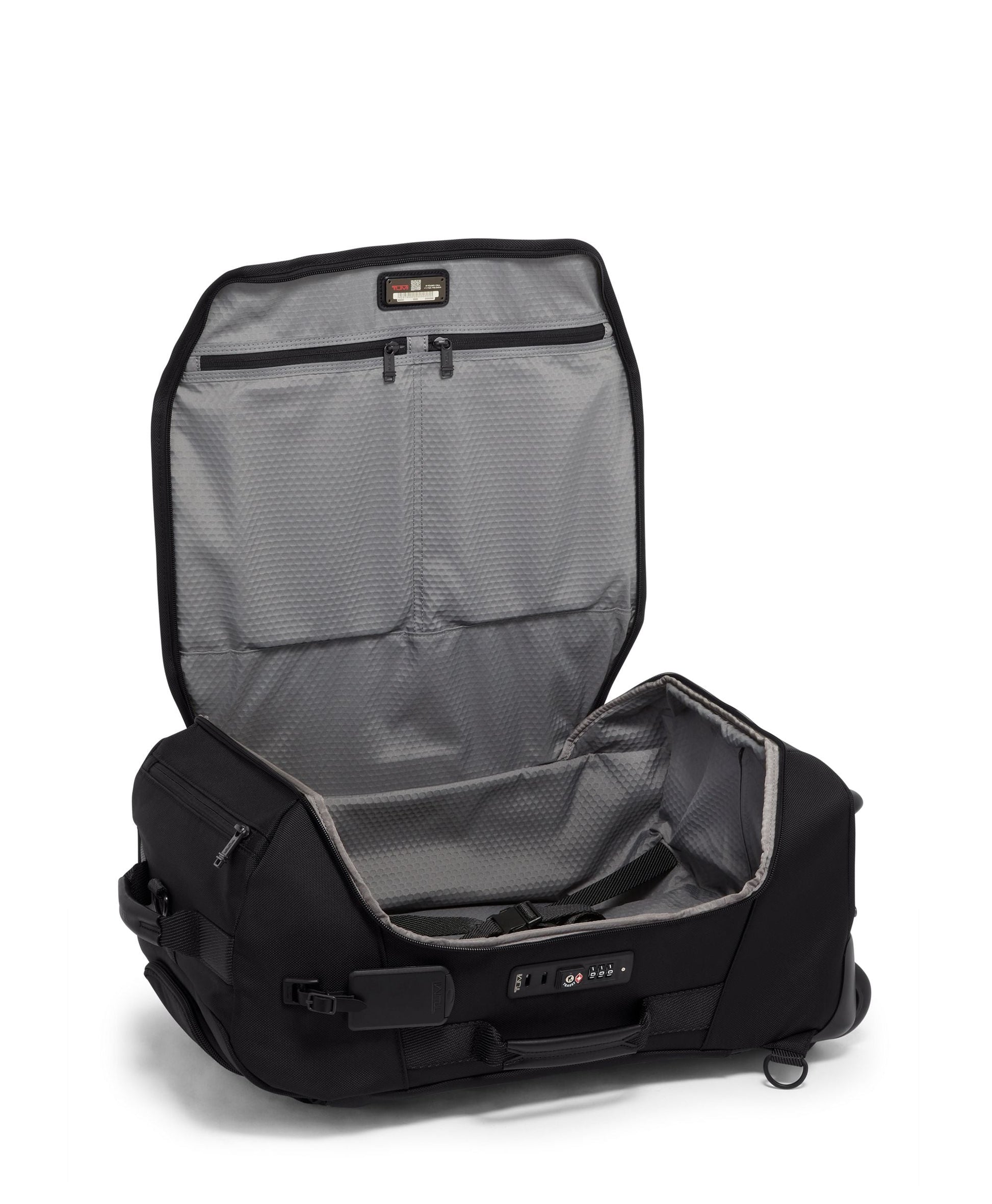 Tumi Duffles Black Tumi Alpha Bravo International 2 Wheeled Duffel Backpack Carry-On