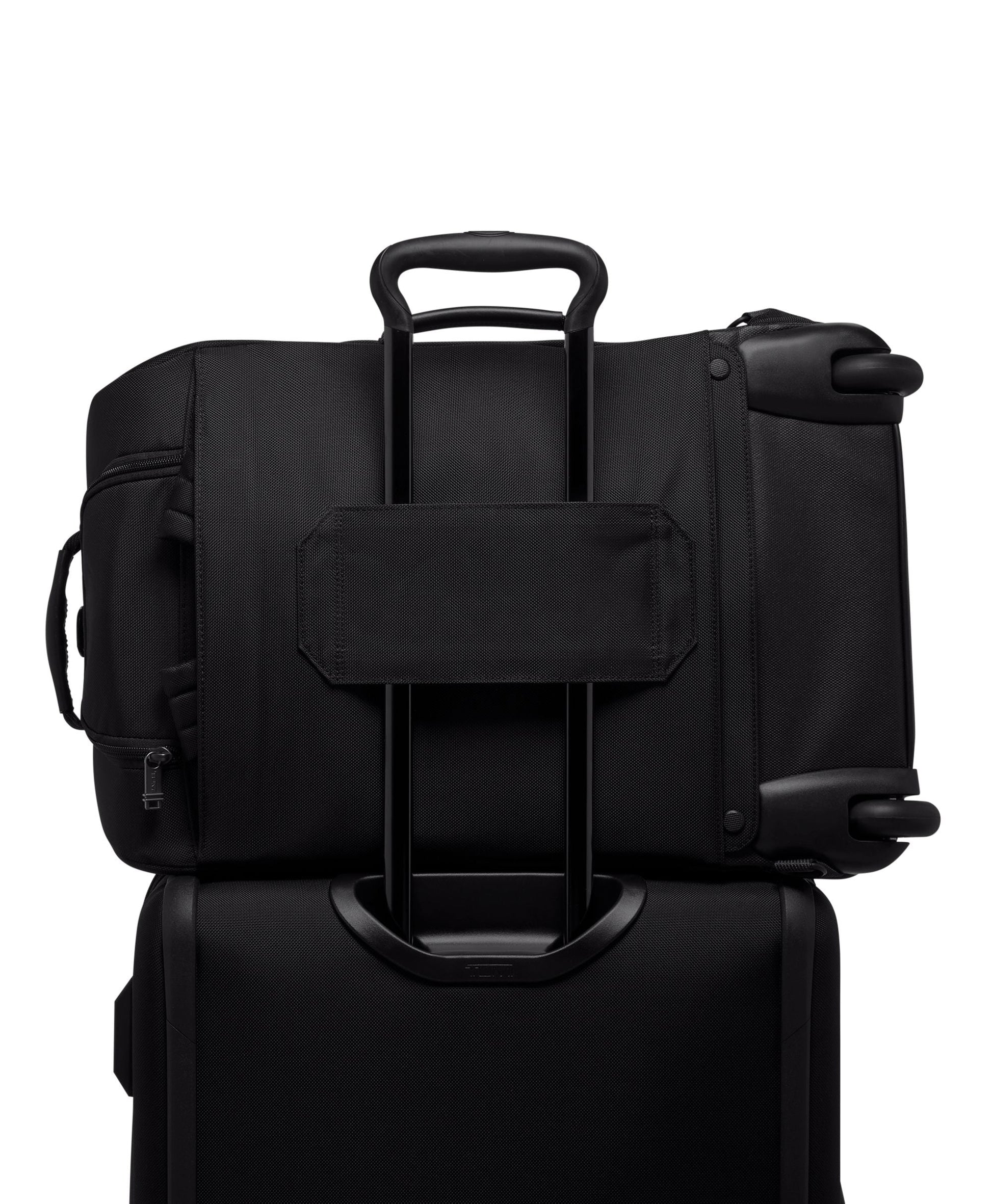 Tumi Duffles Black Tumi Alpha Bravo International 2 Wheeled Duffel Backpack Carry-On