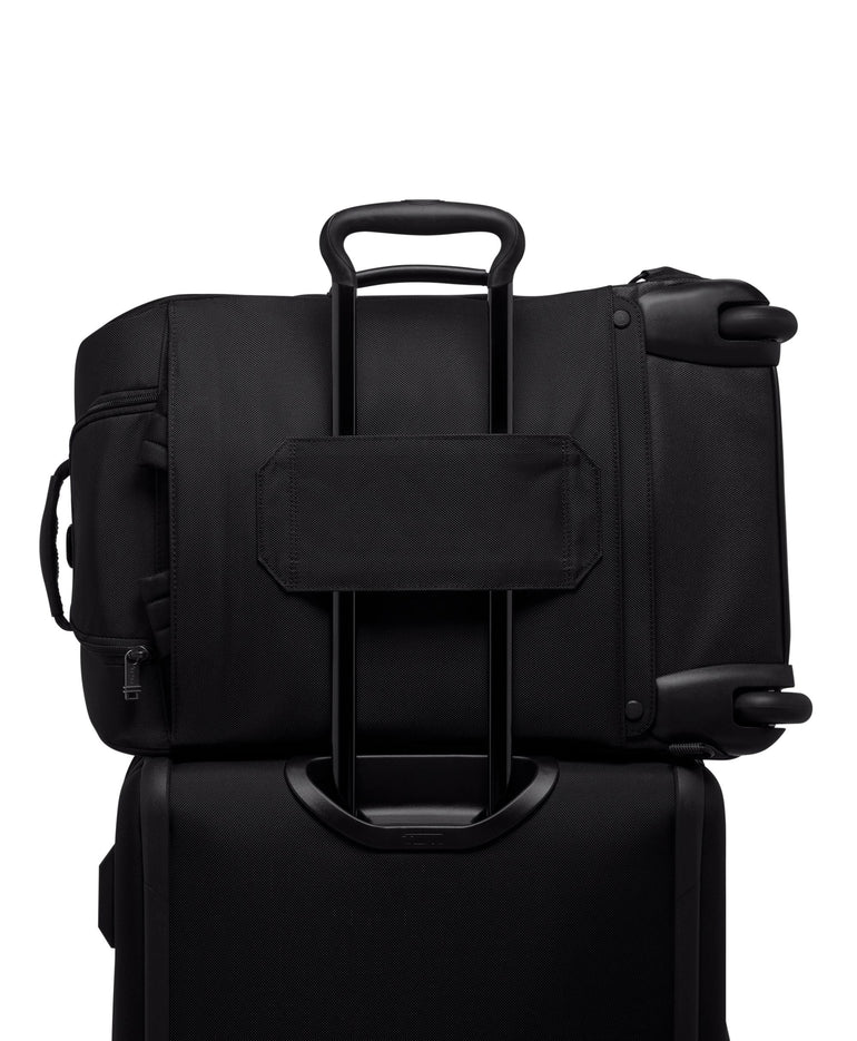 Tumi Duffles Black Tumi Alpha Bravo International 2 Wheeled Duffel Backpack Carry-On