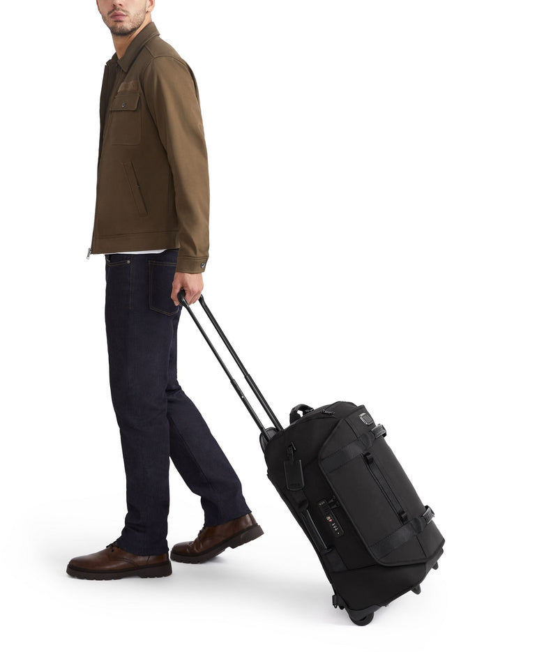 Tumi Duffles Black Tumi Alpha Bravo International 2 Wheeled Duffel Backpack Carry-On