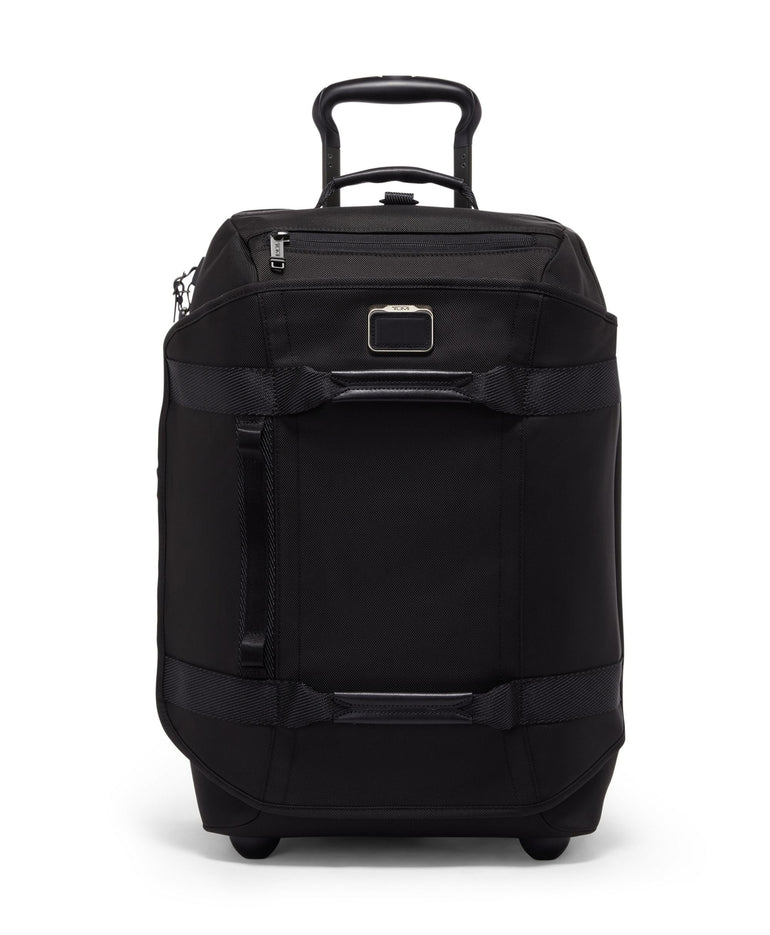 Tumi Duffles Black Tumi Alpha Bravo International 2 Wheeled Duffel Backpack Carry-On