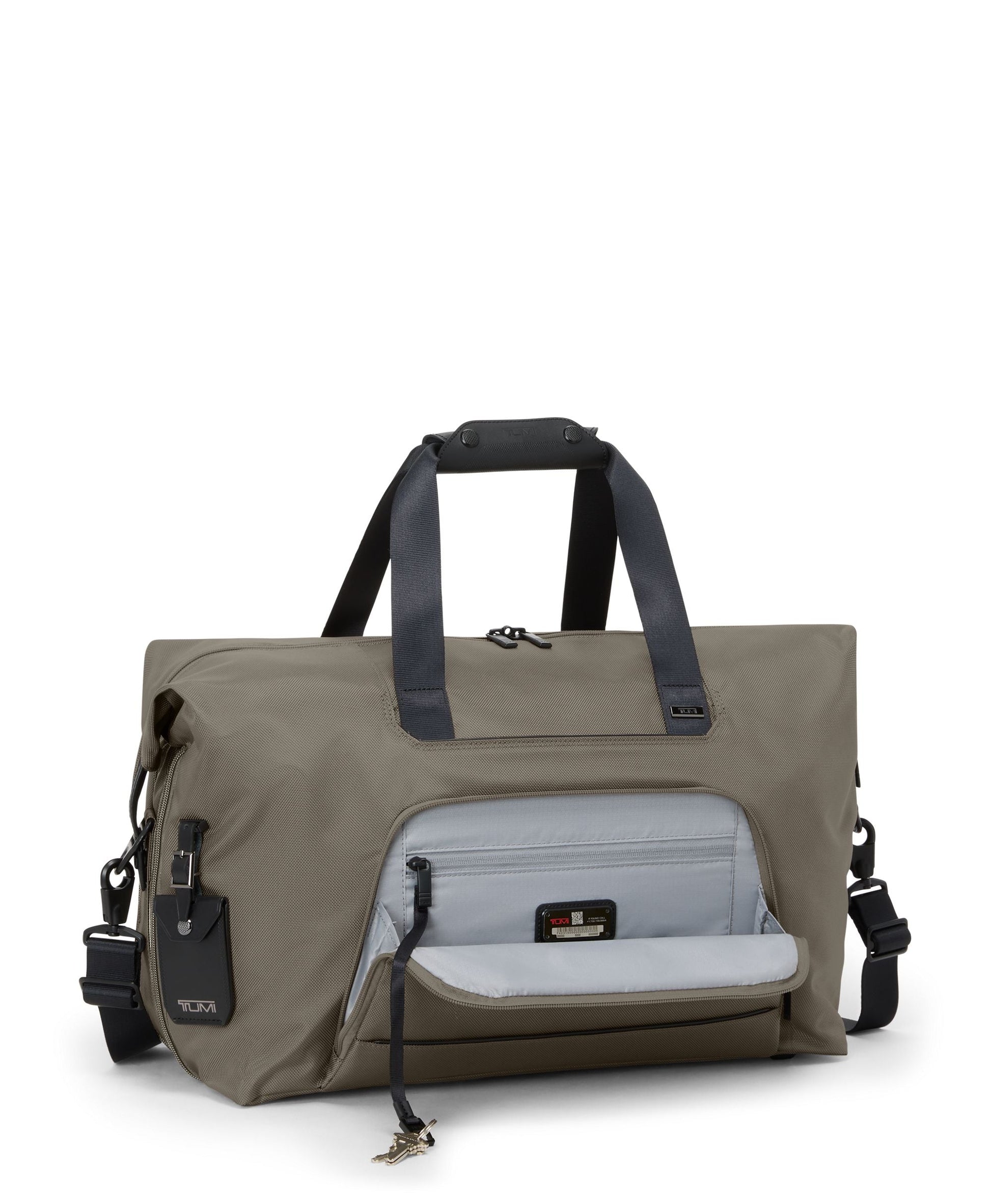 Tumi Duffles Grey Alloy Tumi Alpha Double Expansion Duffel - Grey Alloy