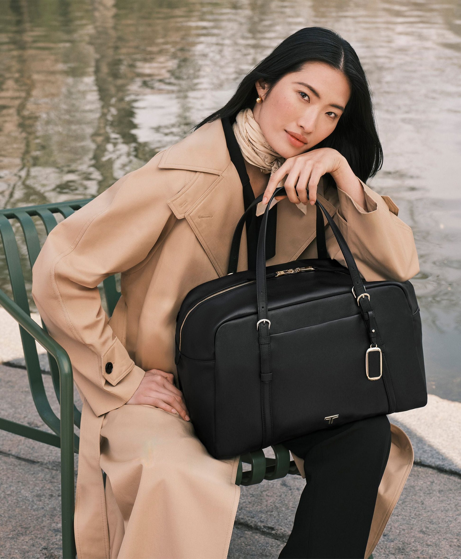 Tumi Duffles Tumi Voyageur Leather Oaklynn Weekender