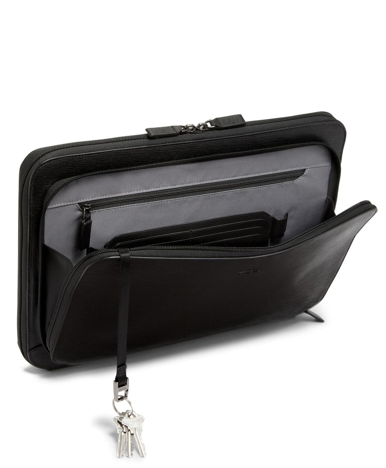 Tumi Laptop Case Black Embossed Tumi Nassau Laptop Portfolio
