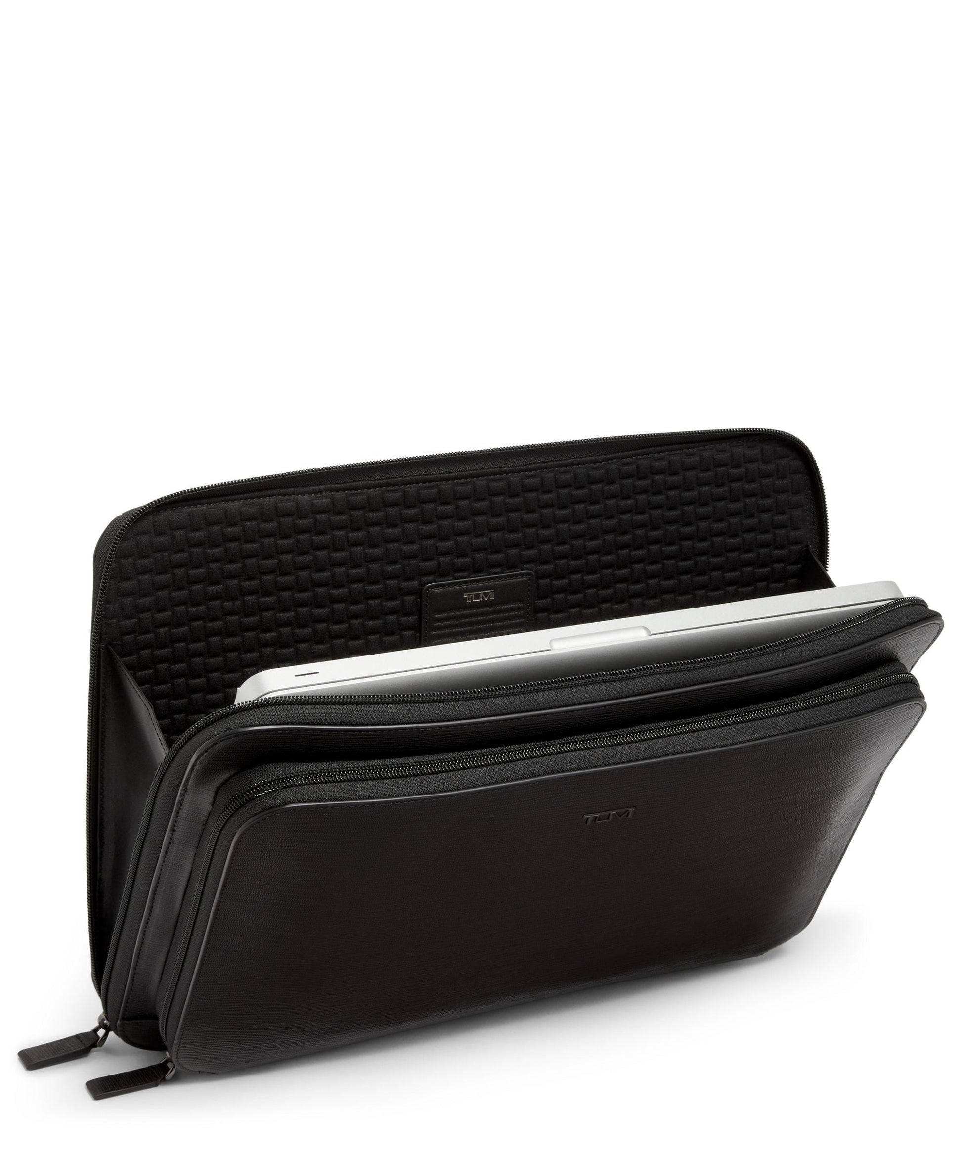 Tumi Laptop Case Black Embossed Tumi Nassau Laptop Portfolio