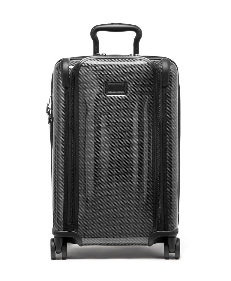 Tumi Luggage Black Graphite Tumi Tegra-Lite International Front Pocket Expandable 4 Wheeled Carry-On Luggage