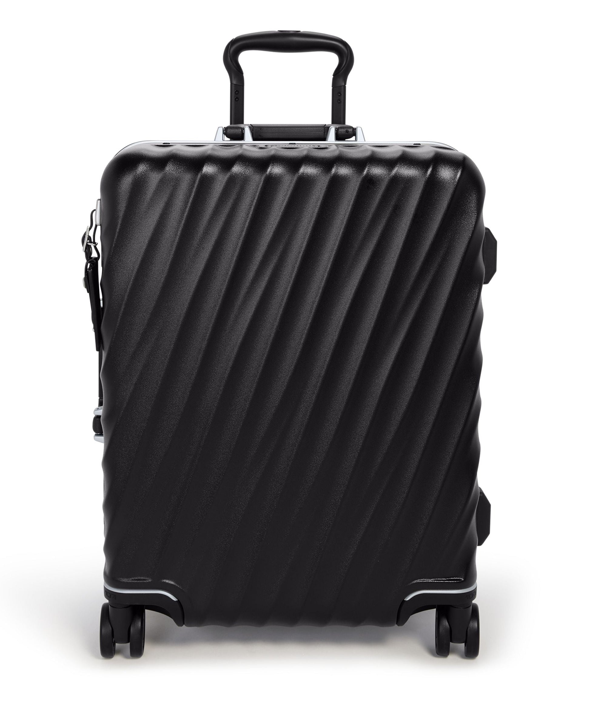 Tumi Luggage Black Texture Tumi 19 Degree Frame Continental 4 Wheeled Carry-On Luggage