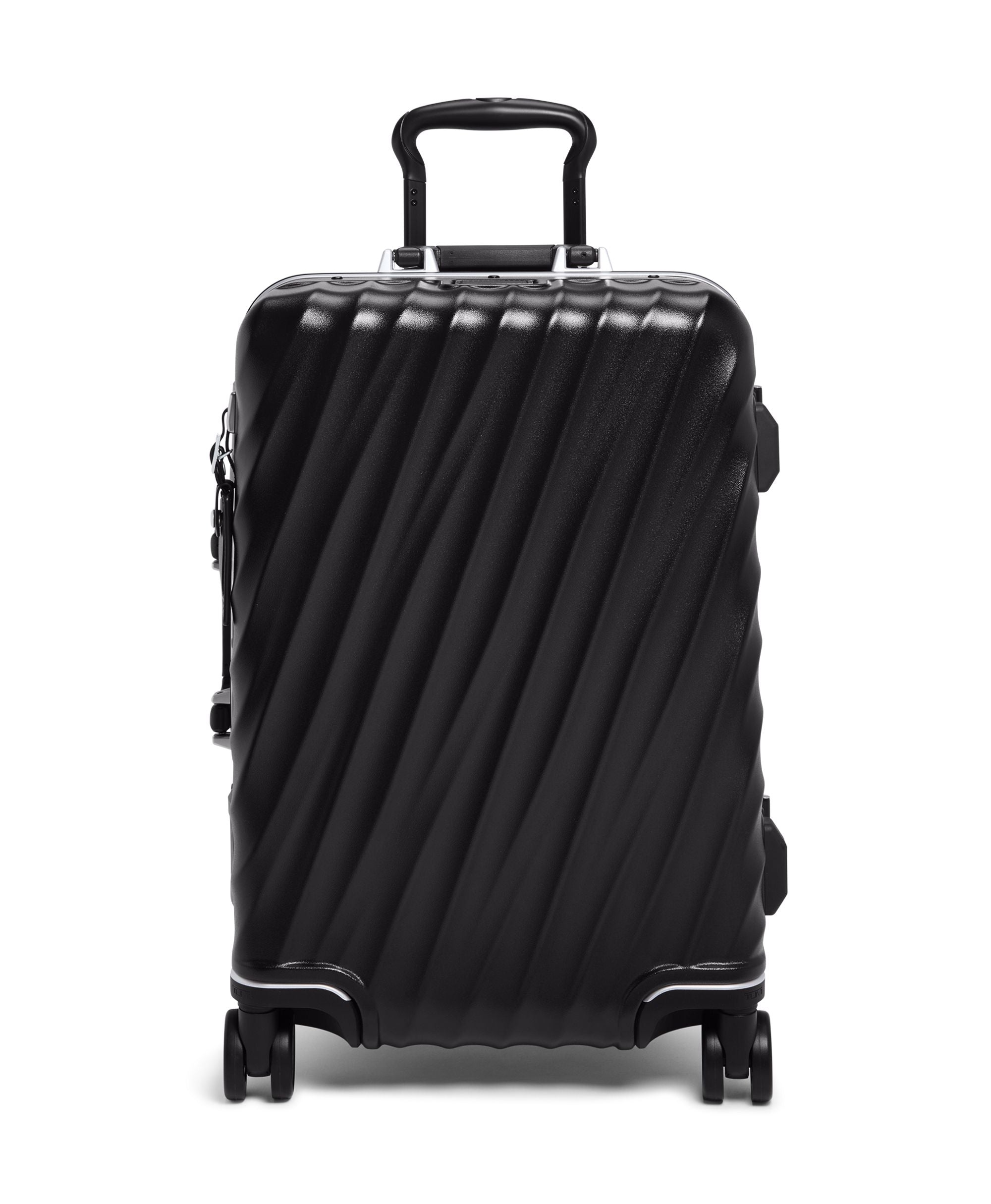 Tumi Luggage Black Texture Tumi 19 Degree Frame International 4 Wheeled Carry-On Luggage