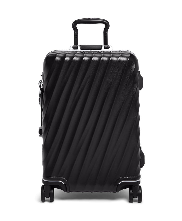Tumi Luggage Black Texture Tumi 19 Degree Frame International 4 Wheeled Carry-On Luggage