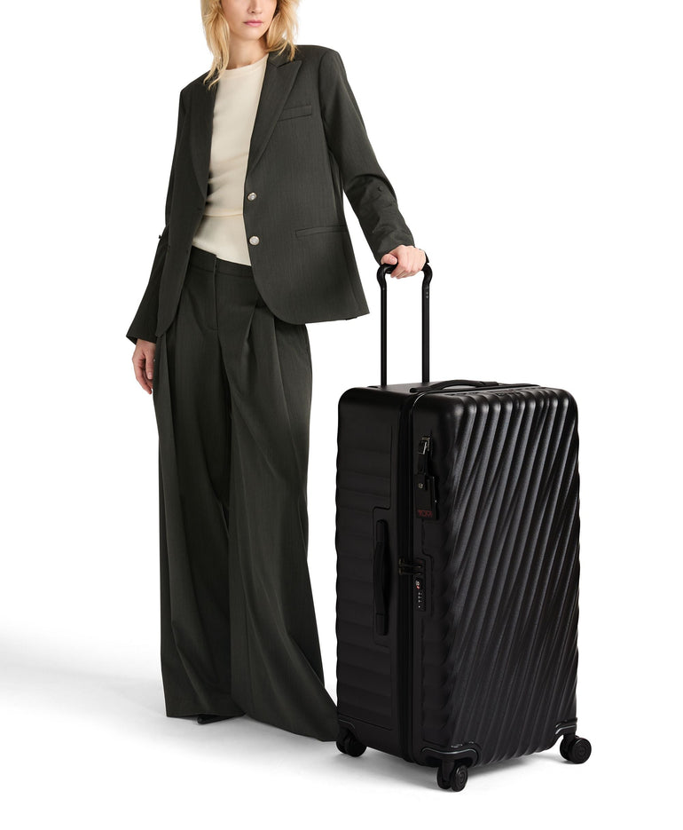 Tumi Luggage Black Texture Tumi 19 Degree Large Rolling Trunk