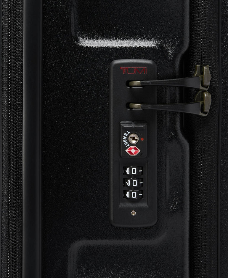 Tumi Luggage Black Textured Tumi 19 Degree Front Access Expandable Carry-On Luggage