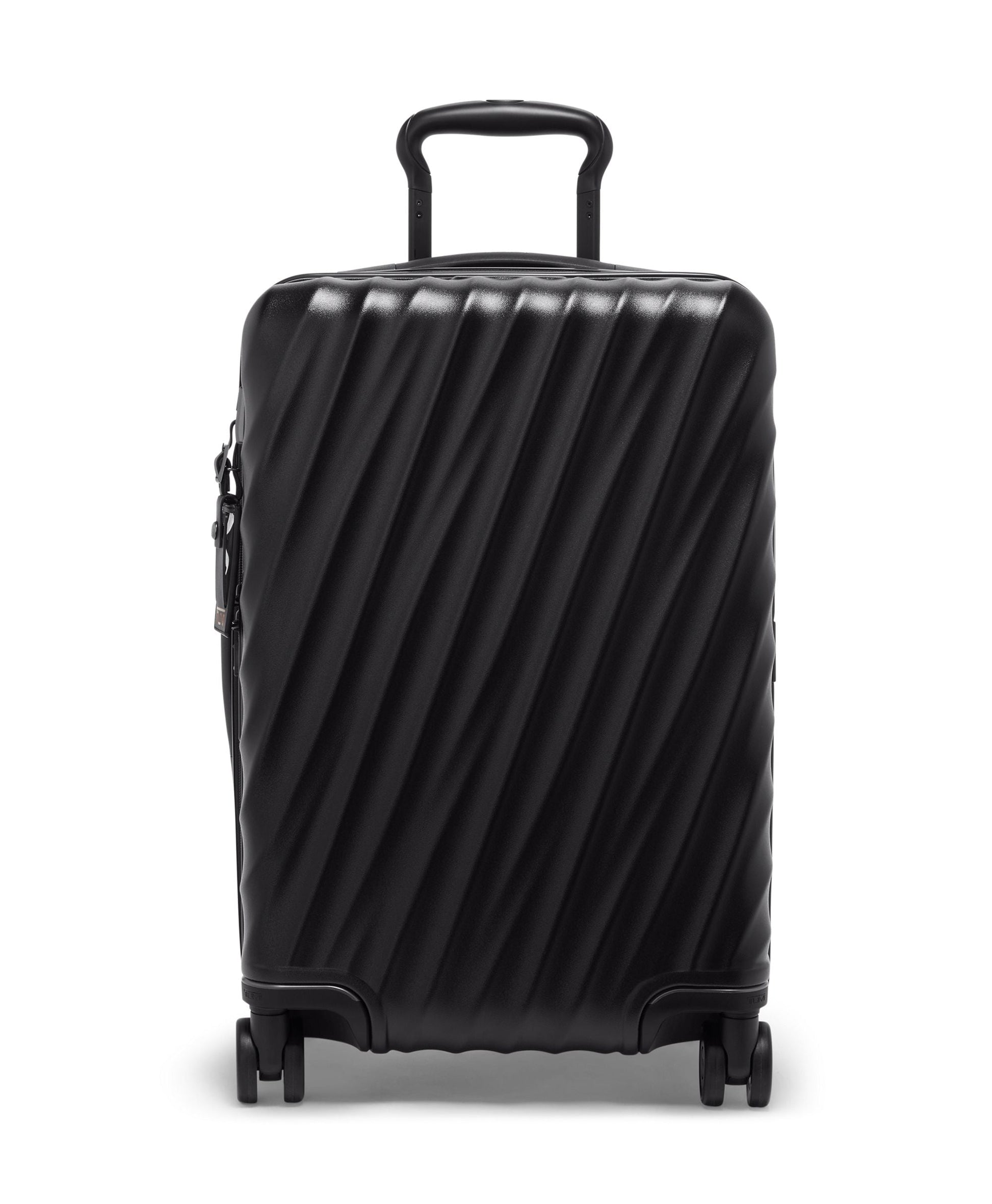 Tumi Luggage Black Textured Tumi 19 Degree International Expandable 4 Wheeled Carry-On Luggage - Textured Finish