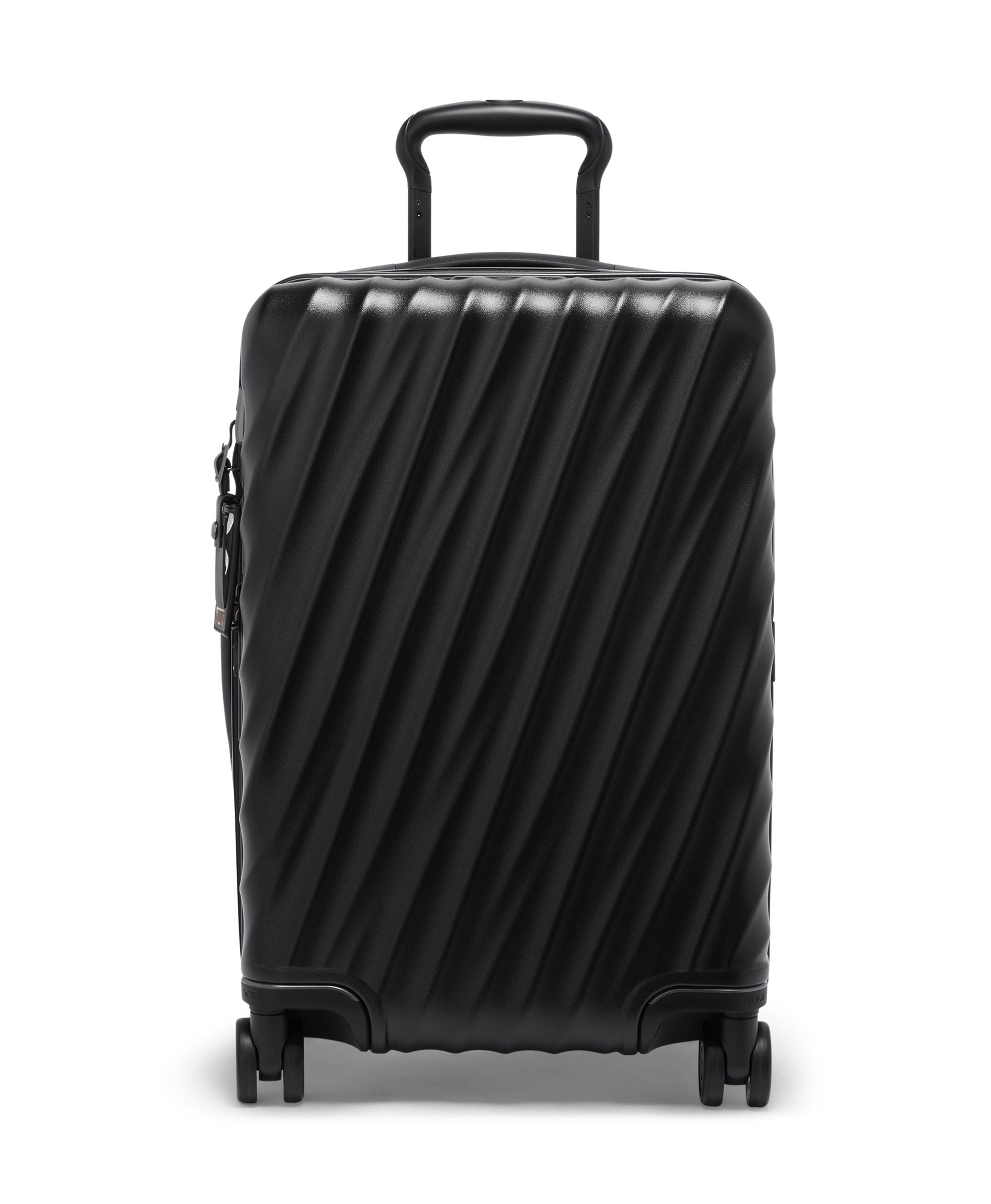 Tumi Luggage Black Textured Tumi 19 Degree International Expandable 4 Wheeled Carry-On Luggage - Textured Finish