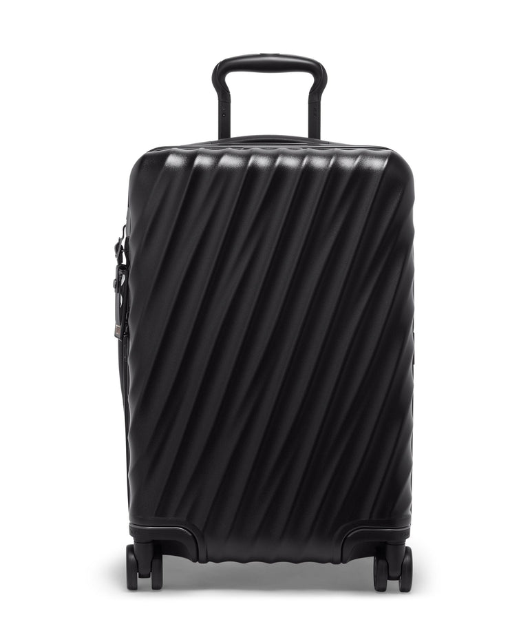 Tumi Luggage Black Textured Tumi 19 Degree International Expandable 4 Wheeled Carry-On Luggage - Textured Finish