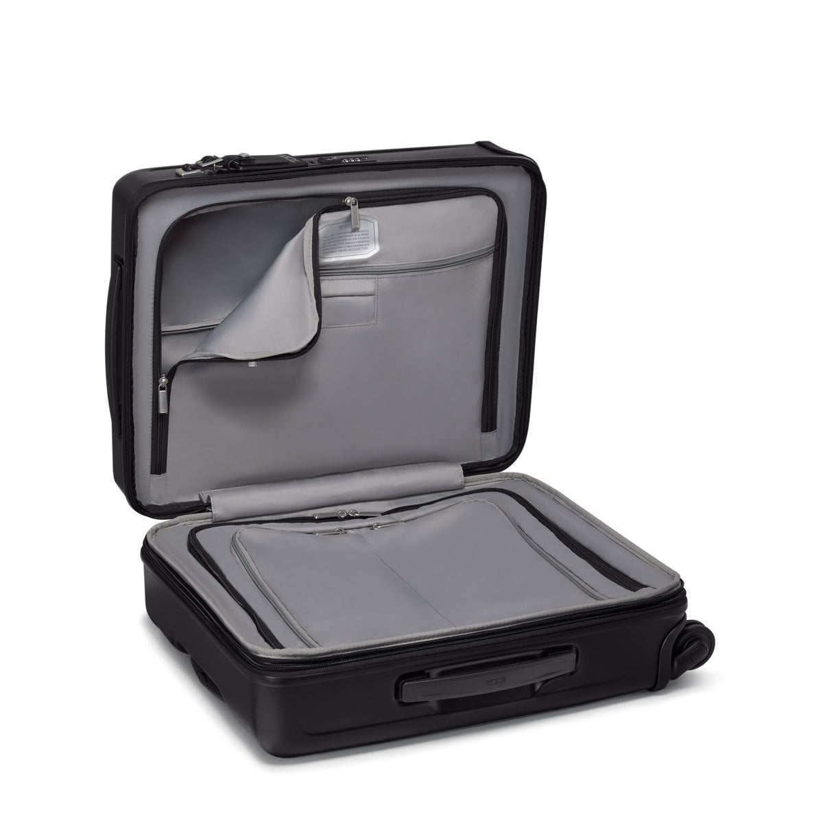 Tumi Luggage Black Textured Tumi Ventra Large Expandable Carry-On Luggage
