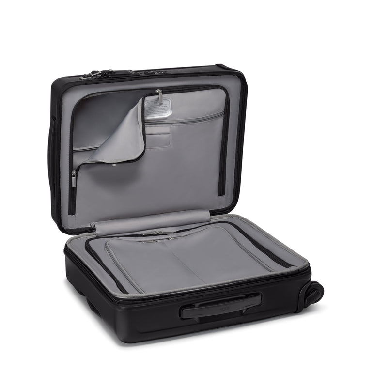 Tumi Luggage Black Textured Tumi Ventra Large Expandable Carry-On Luggage