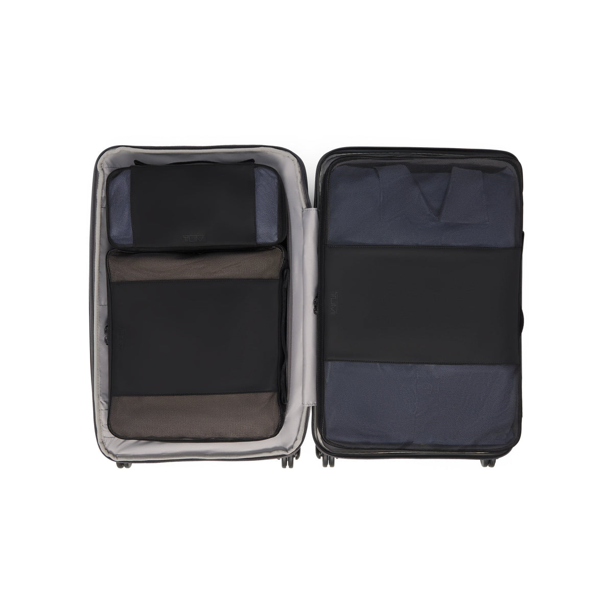 Tumi Luggage Black Textured Tumi Ventra Large Expandable Checked Luggage