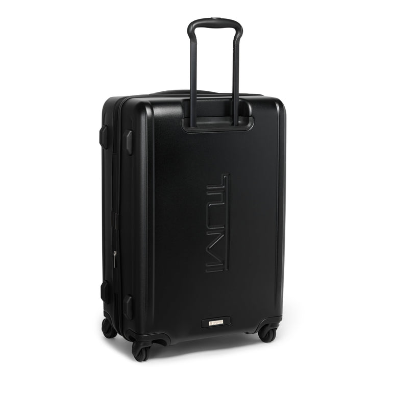 Tumi Luggage Black Textured Tumi Ventra Medium Expandable Checked Luggage
