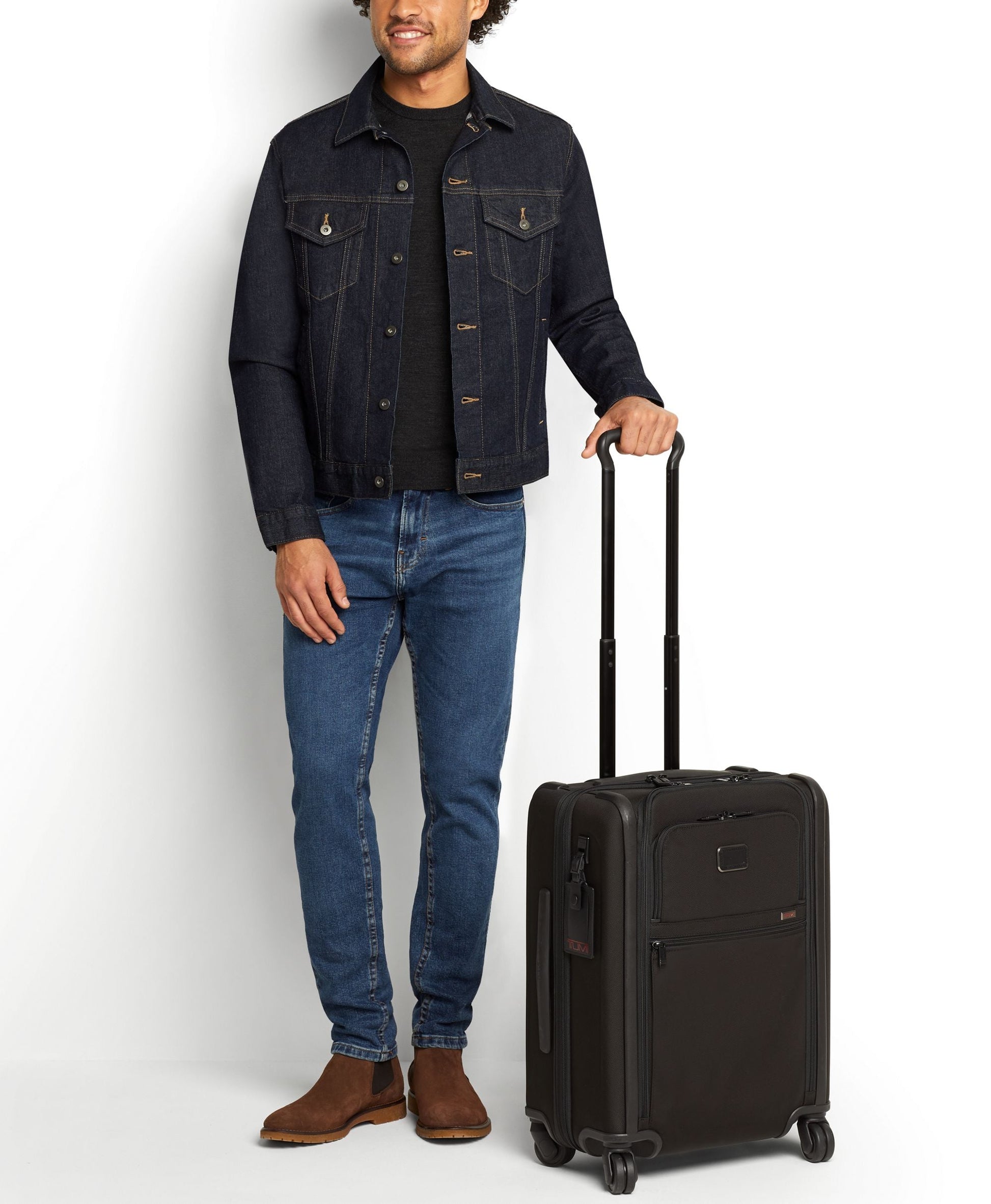 Tumi Luggage Black Tumi Alpha Continental Expandable 4 Wheeled Carry-On Luggage