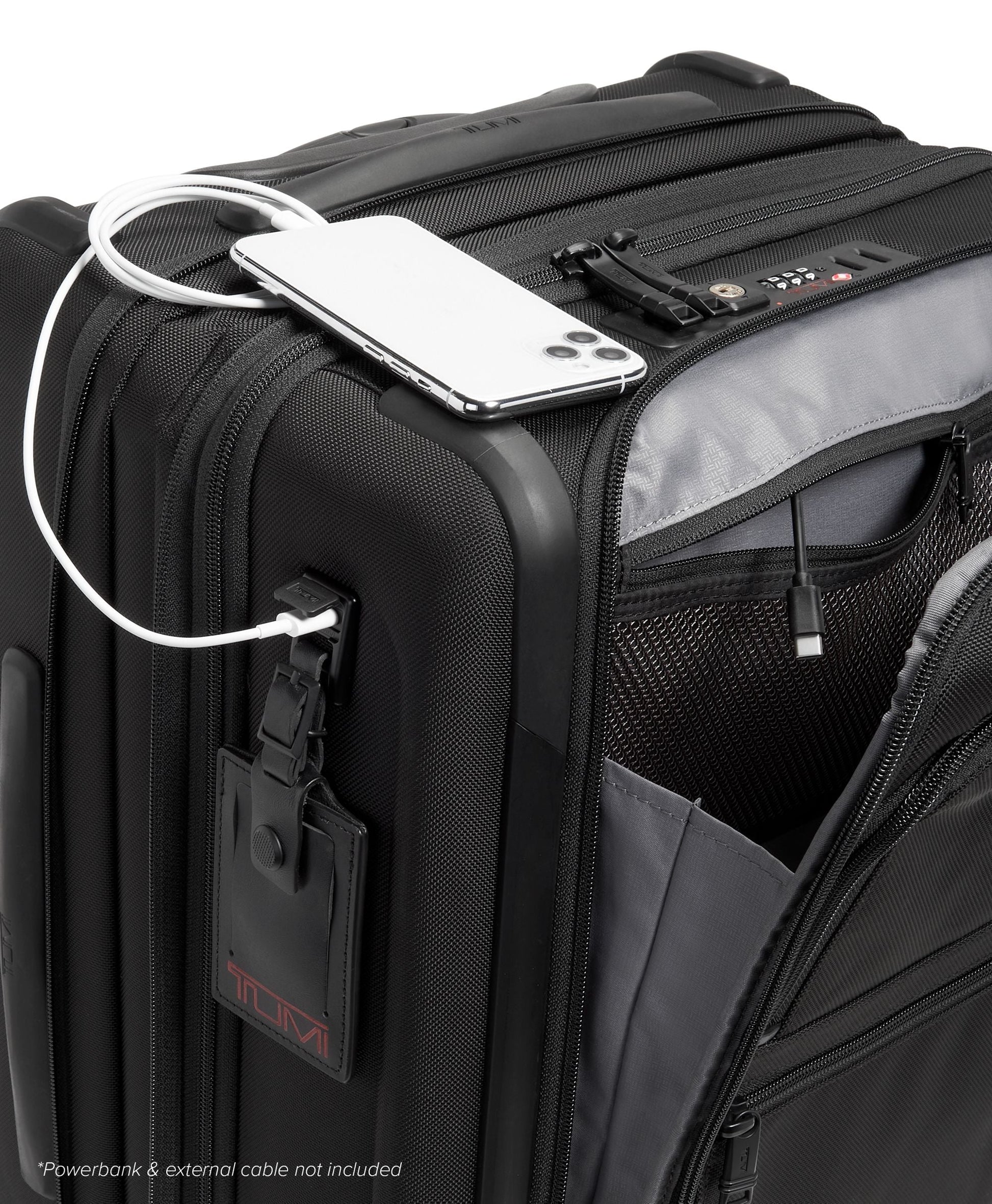 Tumi Luggage Black Tumi Alpha Continental Expandable 4 Wheeled Carry-On Luggage