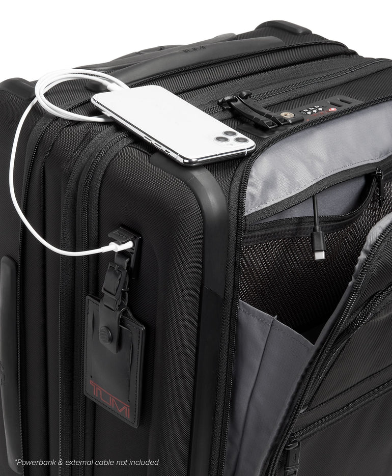 Tumi Luggage Black Tumi Alpha Continental Expandable 4 Wheeled Carry-On Luggage