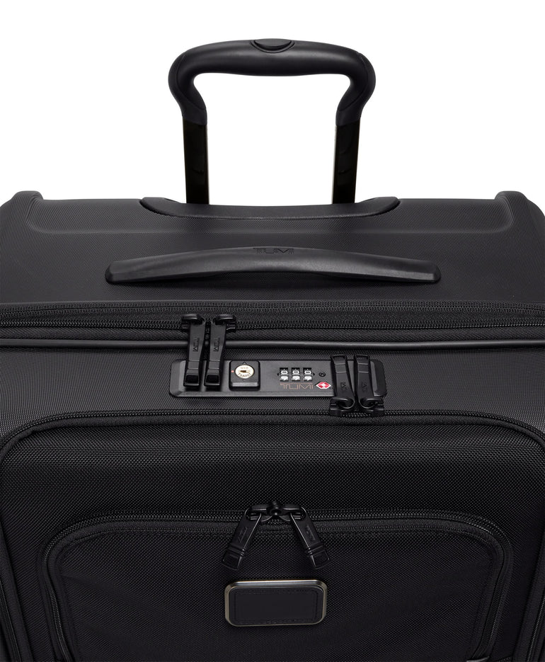 Tumi Luggage Black Tumi Alpha Hybrid Medium Trip Expandable 4 Wheeled Packing Case Large Luggage