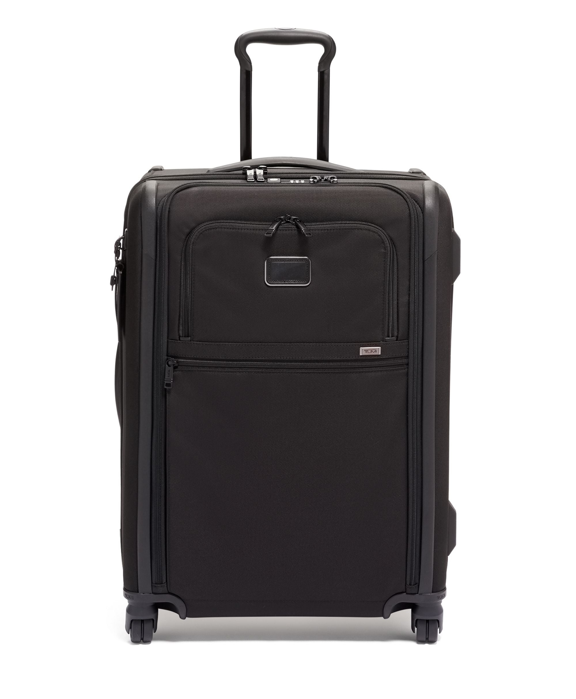 Tumi Luggage Black Tumi Alpha Short Trip Expandable 4 Wheeled Packing Case Medium Luggage