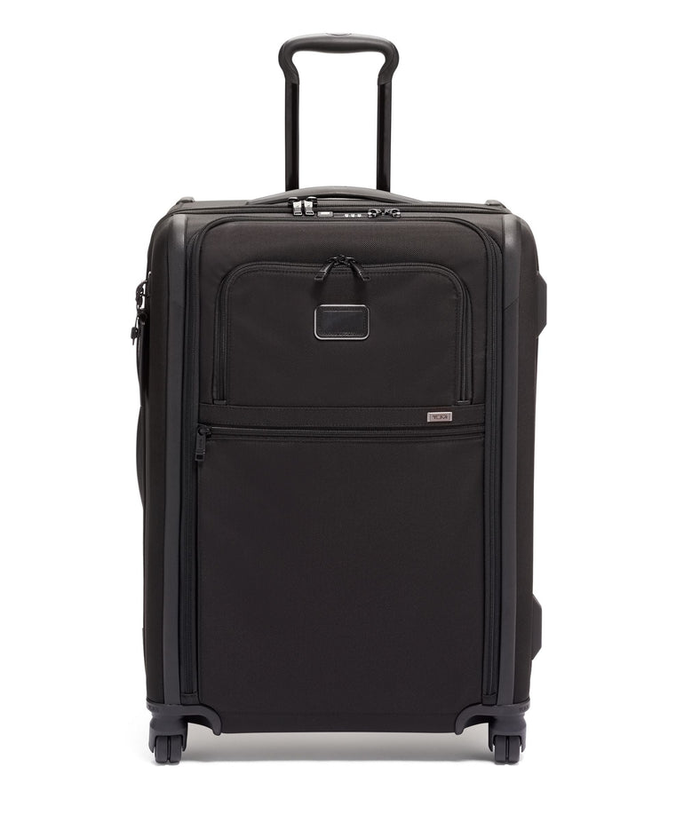Tumi Luggage Black Tumi Alpha Short Trip Expandable 4 Wheeled Packing Case Medium Luggage