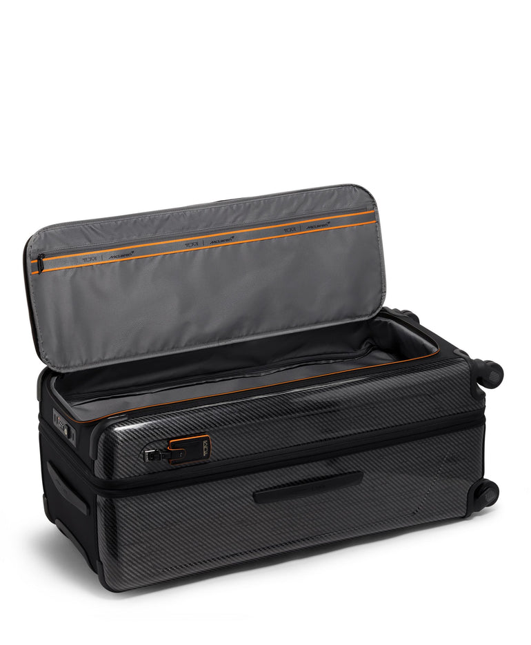Tumi Luggage Black TUMI I McLaren Aero 4 Wheeled Rolling Trunk Large Luggage